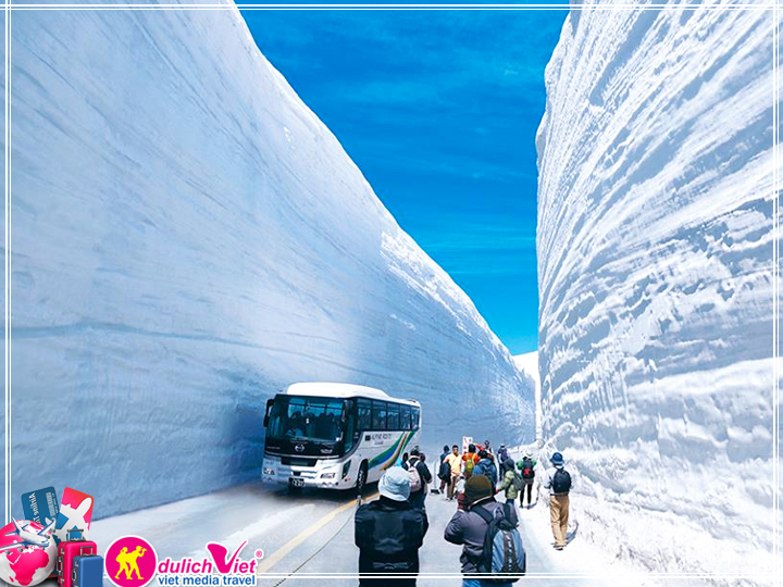Du lịch Nhật Bản dịp Hè 2017 khám phá cung đường tuyết Tateyama